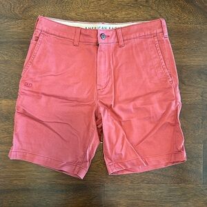 American Eagle Maroon Men’s Shorts Wiast Size 30